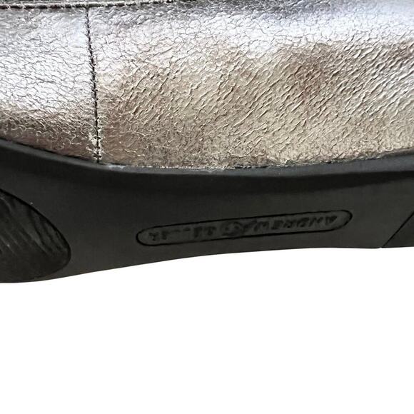 New-ANDREW GELLER Posy women's loafers size 6M, silver - Picture 8 of 11